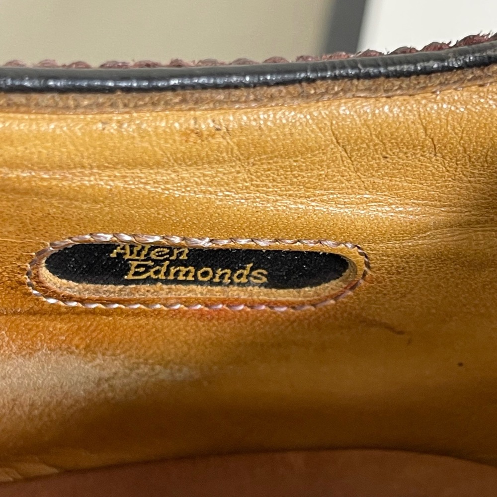 Allen Edmonds Lexington 5171 Brown Leather Cap Toe Oxford Dress Shoes Men's 10 D - Picture 7 of 12